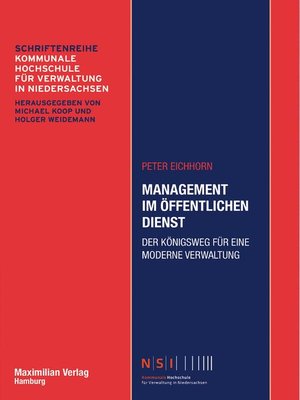 cover image of Management im Öffentlichen Dienst